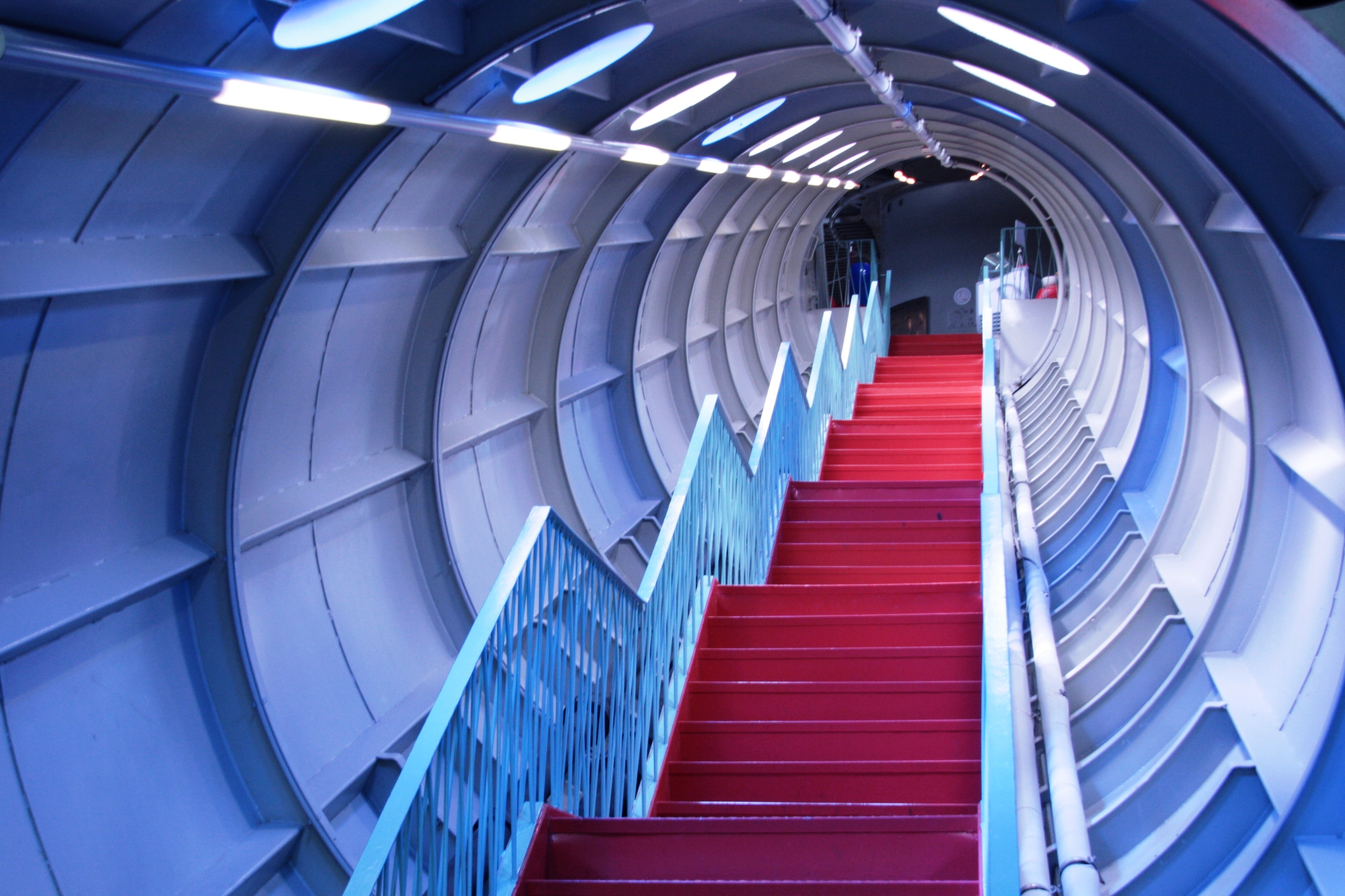 Escaliers dans le tuyau